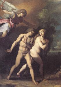 GIuseppe Cesari Called Cavaliere arpino Adam and Eve Expelled from Paradise (mk05) China oil painting art